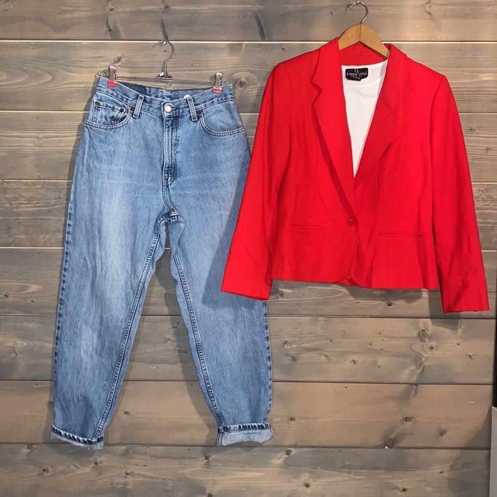 Beautiful red Vintage Pendleton jacket/blazer